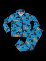 UNISEX KIDS NIGHT SUIT - CARS HOTWHEELS