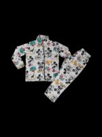 UNISEX KIDS NIGHT SUIT - WHITE MICKEYS