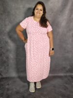 PLUS SIZE Comfy Wear (NonFeeding) - Dark Pink Hearts