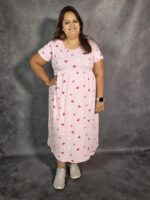 PLUS SIZE Comfy Wear (NonFeeding) - Baby Pink Hearts