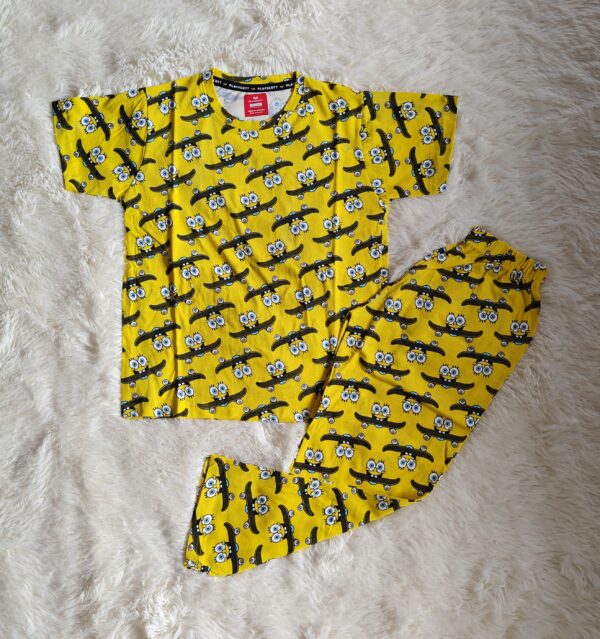 Unisex Co-Ord Pant Set - Yellow Bob