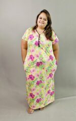 Night Gown / Nighty - Neon Floral