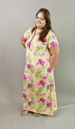 Night Gown / Nighty - Neon Floral