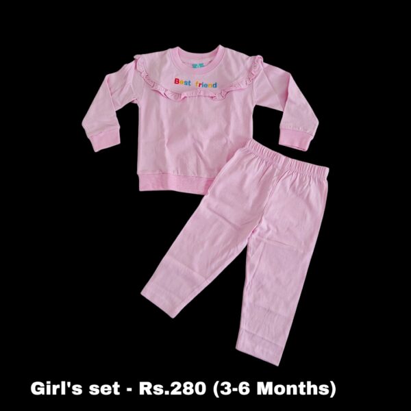 Baby Girls Pant Set - (3-6 Months) - 03