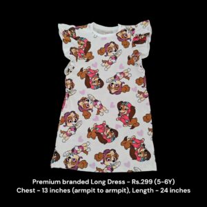 Premium Branded Long Dress - (5-6Y)