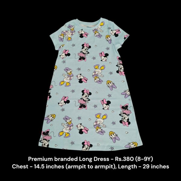 Premium Branded Long Dress - (8-9Y) -03