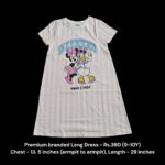 Premium Branded Long Dress - (9-10Y) - 05