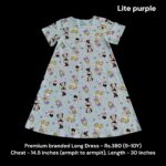 Premium Branded Long Dress - (9-10Y) -01