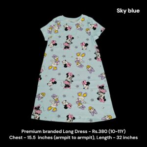 Premium Branded Long Dress - (10-11Y) - 03