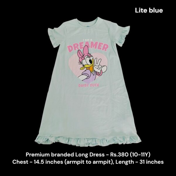 Premium Branded Long Dress - (10-11Y) - 02