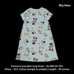 Premium Branded Long Dress - (11-12Y) - 02