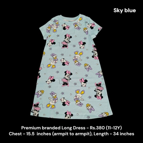 Premium Branded Long Dress - (11-12Y) - 02