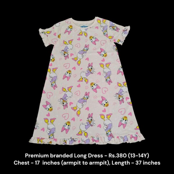 Premium Branded Long Dress - (13-14Y) - 03