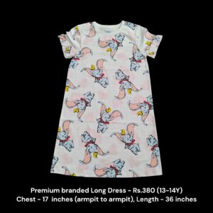 Premium Branded Long Dress - (13-14Y) - 02