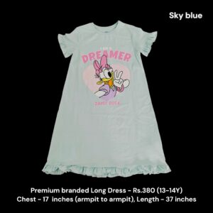 Premium Branded Long Dress - (13-14Y) - 01