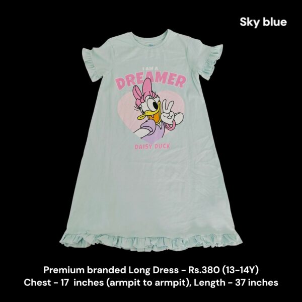 Premium Branded Long Dress - (13-14Y) - 01