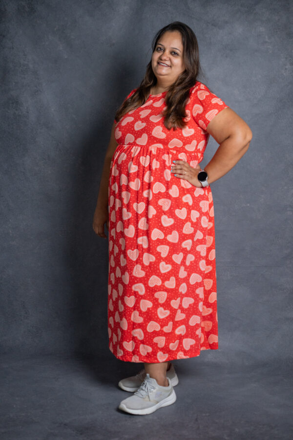 PLUS SIZE Comfy Wear (NonFeeding) - Red Hearts