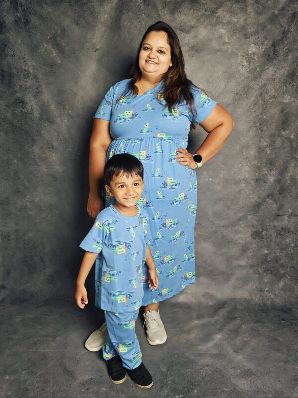 Twinning Set - Blue Crocs
