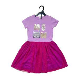 Fancy Net Frock - Meow