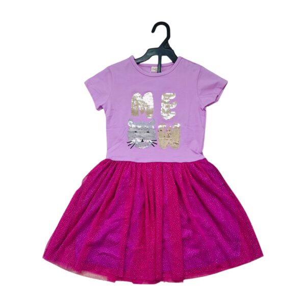Fancy Net Frock - Meow