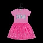 Fancy Net Frock - Star