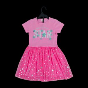 Fancy Net Frock - Star