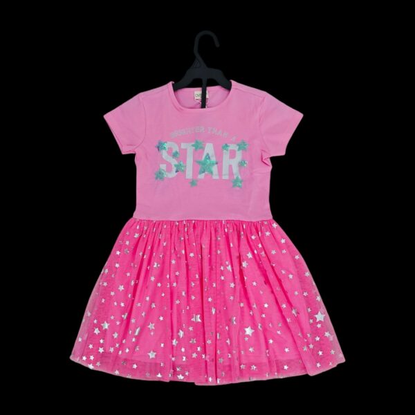 Fancy Net Frock - Star