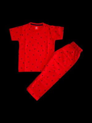 Unisex Co-Ord Pant Set - Red Watermelon