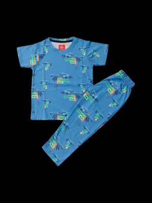 Unisex Co-Ord Pant Set - Blue Crocs