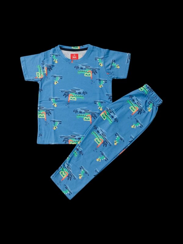 Unisex Co-Ord Pant Set - Blue Crocs