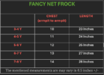 Fancy Net Frock - IceCream