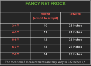Sizechart