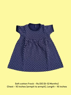 Soft Cotton Frock (6-12 Months) - 09
