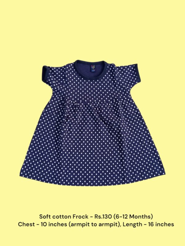 Soft Cotton Frock (6-12 Months) - 09