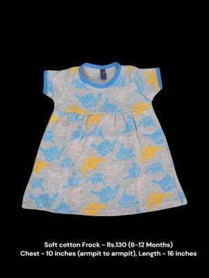 Soft Cotton Frock (6-12 Months) - 04