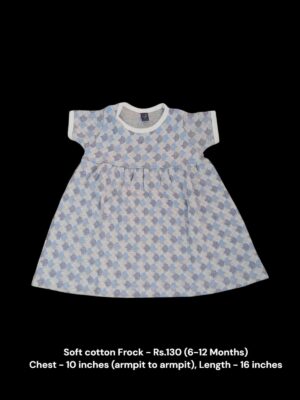 Soft Cotton Frock (6-12 Months) - 03