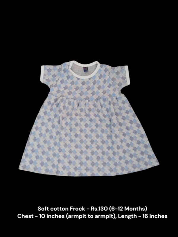 Soft Cotton Frock (6-12 Months) - 03