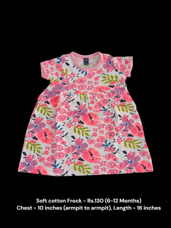 Soft Cotton Frock (6-12 Months) - 02