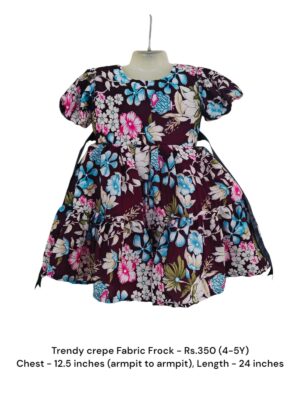 Trendy Crepe Frocks (4-5Y) - 02