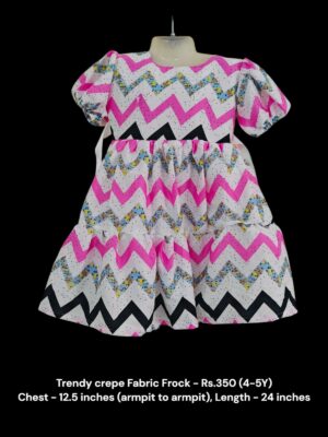 Trendy Crepe Frocks (4-5Y) - 01