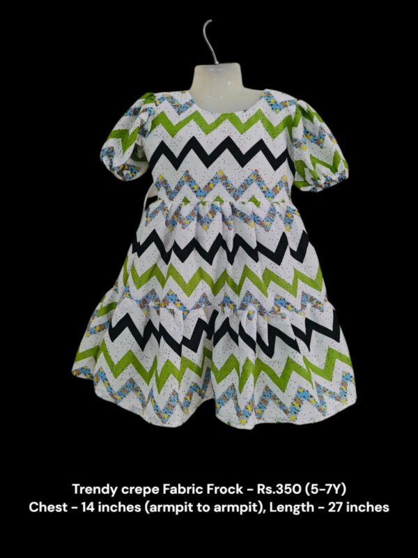 Trendy Crepe Frocks (5-7Y) - 04