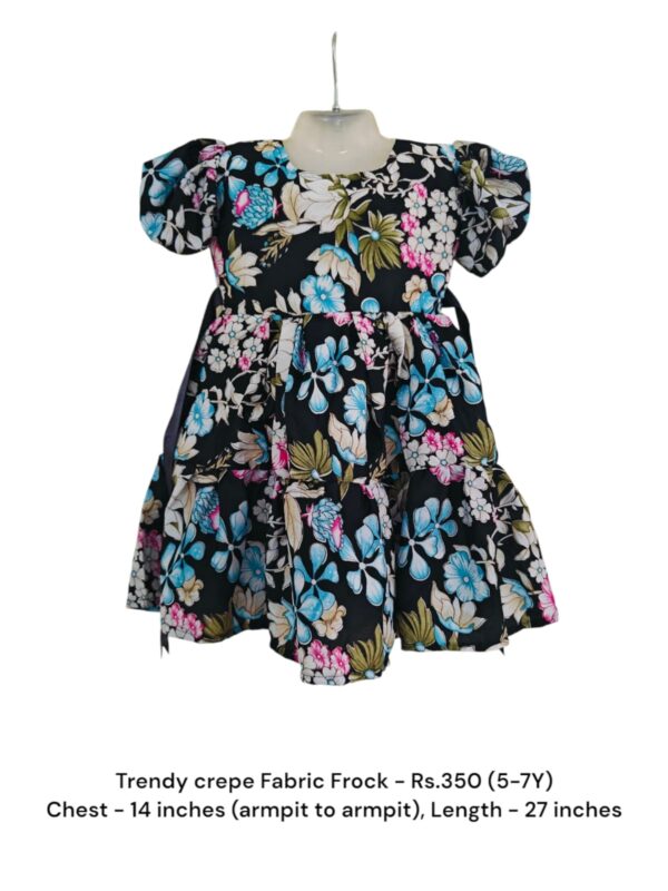 Trendy Crepe Frocks (5-7Y) - 03