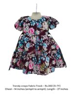 Trendy Crepe Frocks (5-7Y) - 02