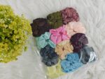 Satin Scrunchies(Pack of 12)  - 04