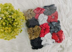 Satin Scrunchies(Pack of 12)  - 03