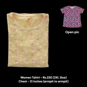 Women T Shirt (2XL Size) - 01