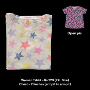 Women T Shirt (2XL Size) - 03