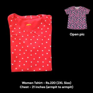 Women T Shirt (2XL Size) - 02