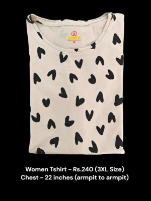 Women T Shirt (3XL Size) - 04