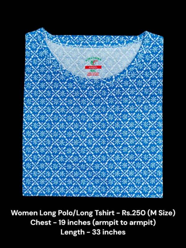 Women's Long Polo/T-shirt (M Size) - 08